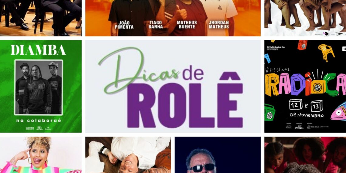 Dicas de Rolê reúne eventos para aproveitar o final de semana