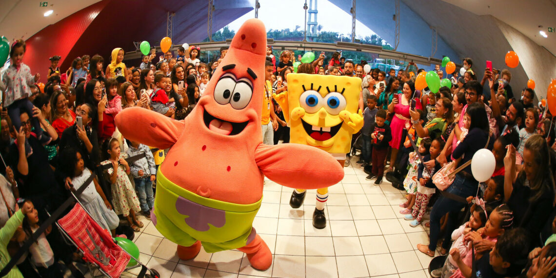 Personagens da Nickelodeon ocupam Shopping Paralela com programação infantil