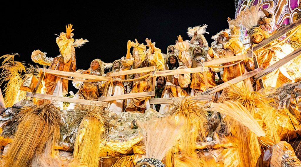 Escola de Samba Mangueira faz homenagem aos blocos afros da Bahia no Carnaval 2023