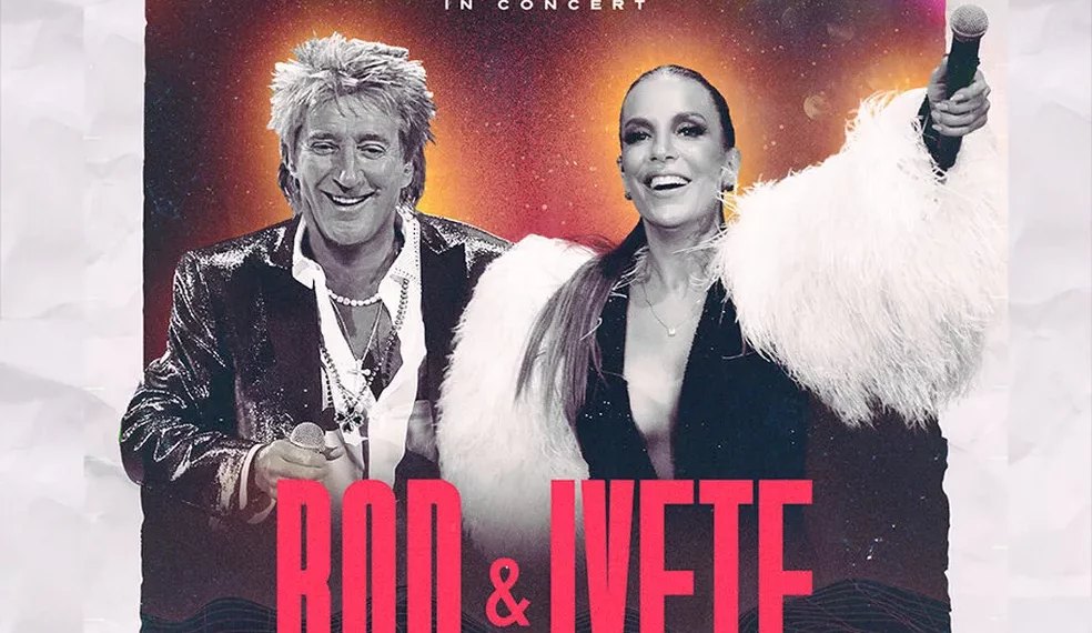 Ivete Sangalo e Rod Stewart anunciam show juntos em São Paulo