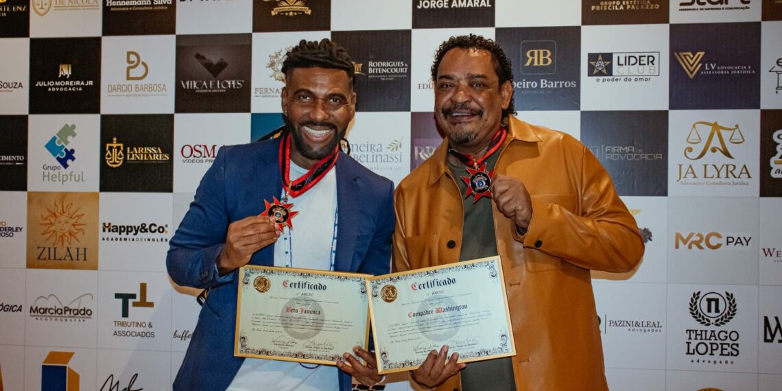 Beto Jamaica e Compadre Washington recebem honraria em São Paulo
