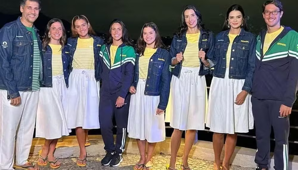 Confira a evolução dos uniformes do Brasil na abertura dos Jogos Olímpicos