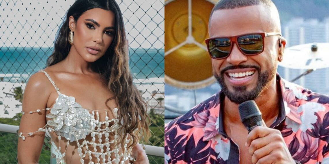 Alexandre Pires convida Vina Calmon para participação especial durante show em Balneário Camboriú