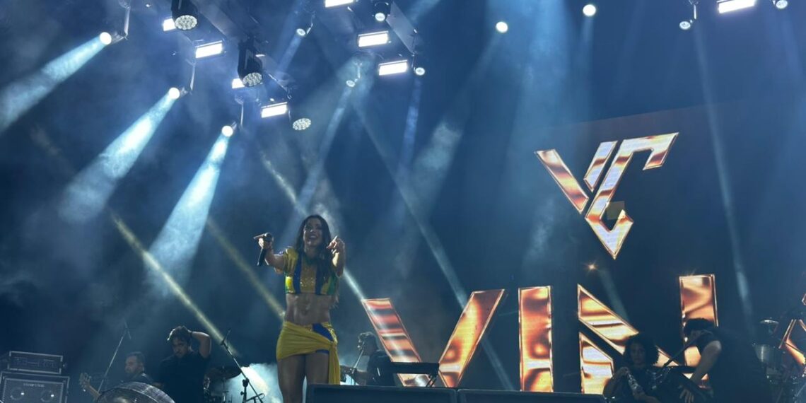 Vina Calmon anima o Verão Sergipe em Itaporanga d’Ajuda com show eletrizante